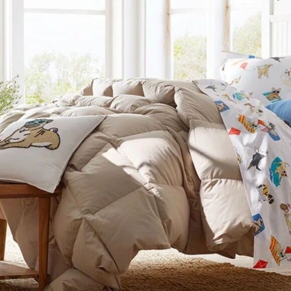 The Company Store LoftAIRE Down Alt Light Comforter Feather Tan, Twin XL, NEW! - Picture 2 of 16